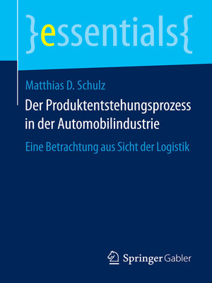 cover image of Der Produktentstehungsprozess in der Automobilindustrie